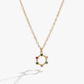 Mother Acrostic Hidden Message Crystal Necklace