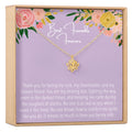 Mother and Son Lotus Necklace