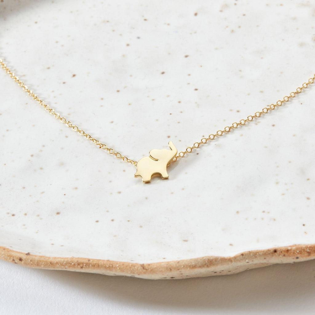 Mother's Day Elephant Pendant Necklace