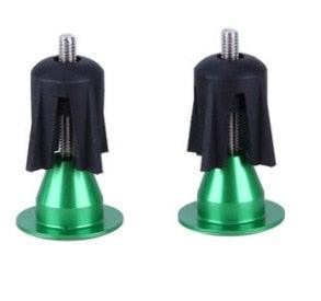 Anti-Skid Rubber Bike Handlebar Grips with Double Lock-On