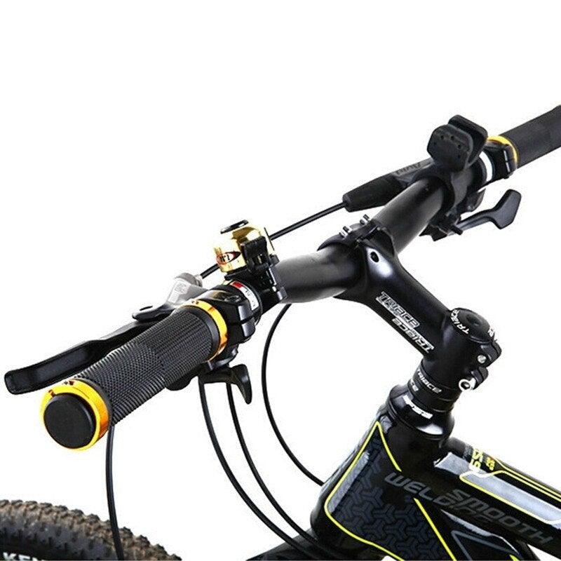 Anti-Skid Rubber Bike Handlebar Grips with Double Lock-On