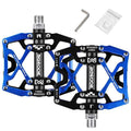 Ultralight Aluminum Mountain Bike Pedals, Wide Platform Flat Design