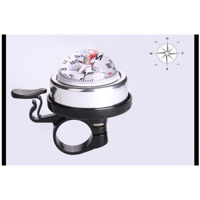 Navigator Aluminum Compass Bike Bell - Crisp Clear Cycling Ring
