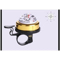 Navigator Aluminum Compass Bike Bell - Crisp Clear Cycling Ring