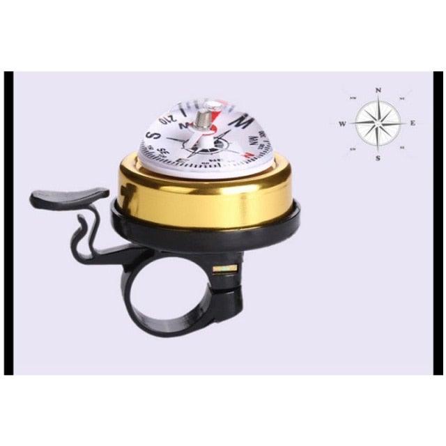 Navigator Aluminum Compass Bike Bell - Crisp Clear Cycling Ring