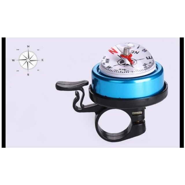 Navigator Aluminum Compass Bike Bell - Crisp Clear Cycling Ring