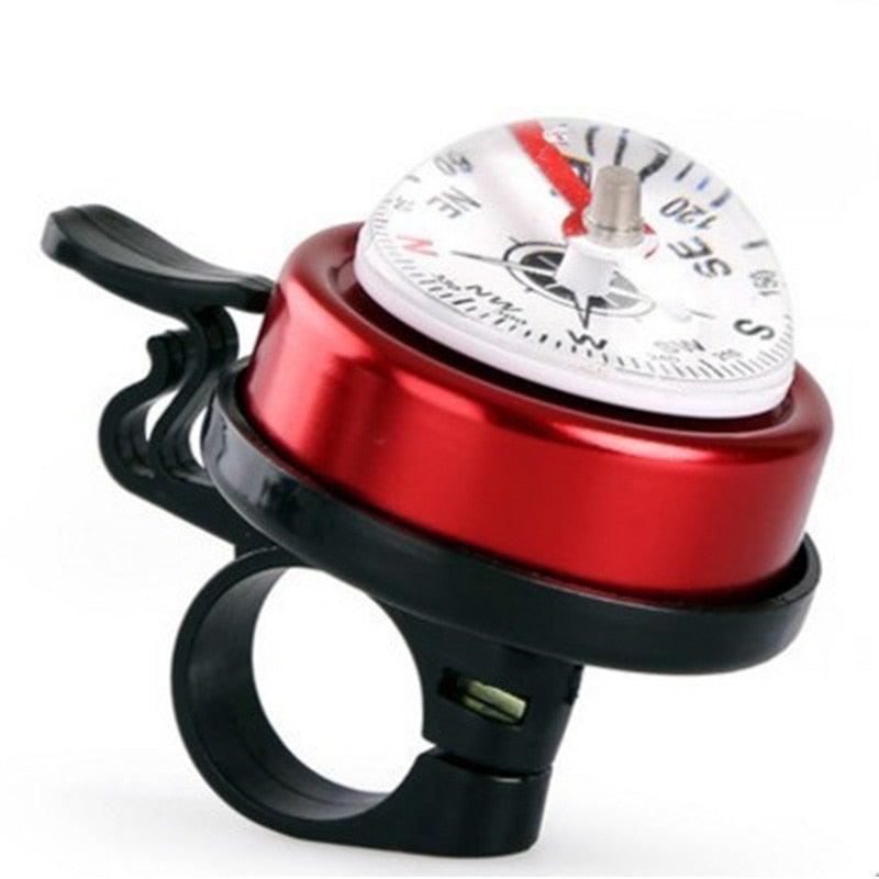 Navigator Aluminum Compass Bike Bell - Crisp Clear Cycling Ring