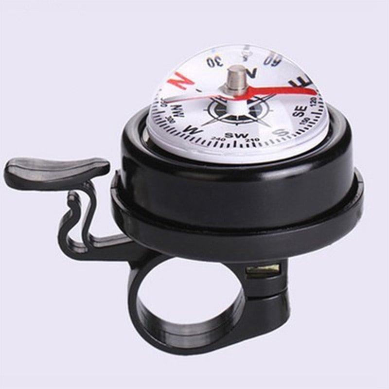 Navigator Aluminum Compass Bike Bell - Crisp Clear Cycling Ring