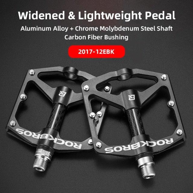 Ultralight Aluminum Alloy 4-Bearing Mountain Bike Flat Pedals