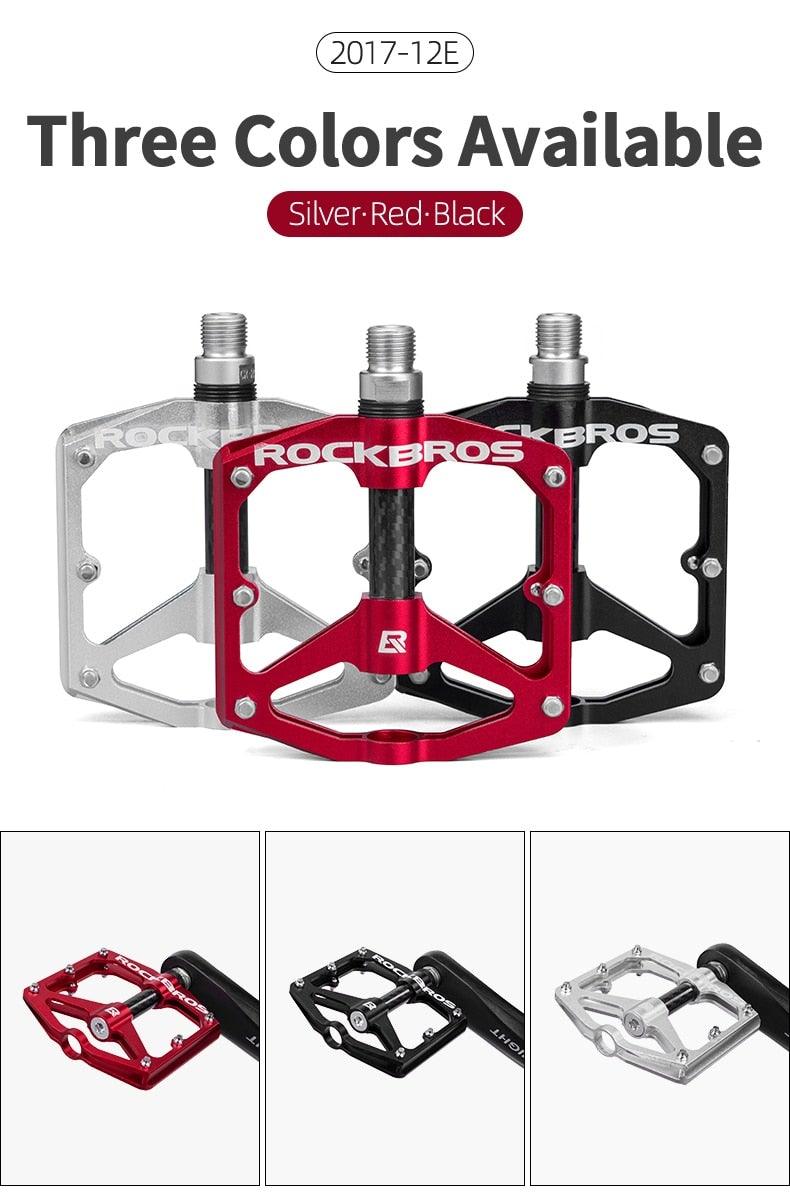 Ultralight Aluminum Alloy 4-Bearing Mountain Bike Flat Pedals