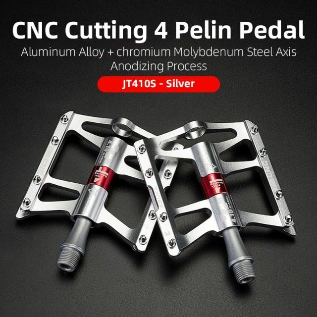 Ultralight Aluminum Alloy 4-Bearing Mountain Bike Flat Pedals