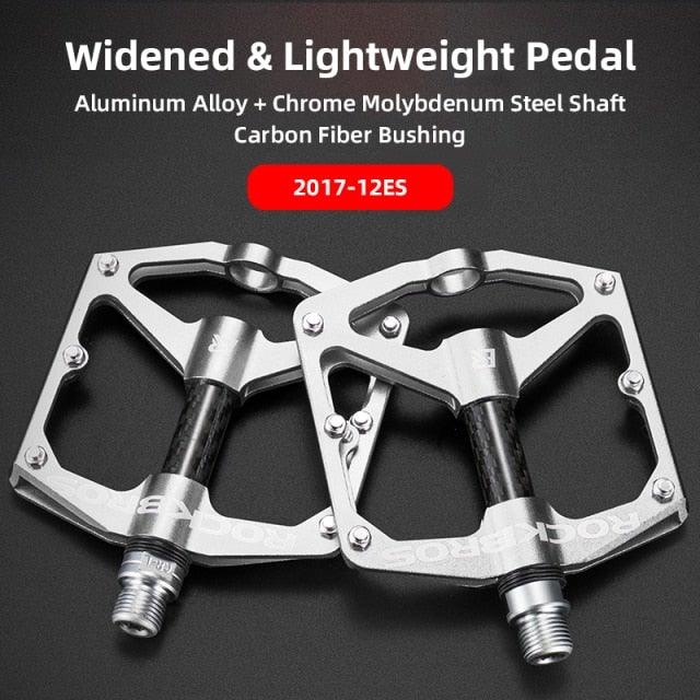 Ultralight Aluminum Alloy 4-Bearing Mountain Bike Flat Pedals