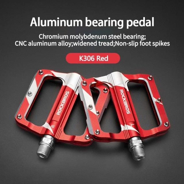 Ultralight Aluminum Alloy 4-Bearing Mountain Bike Flat Pedals