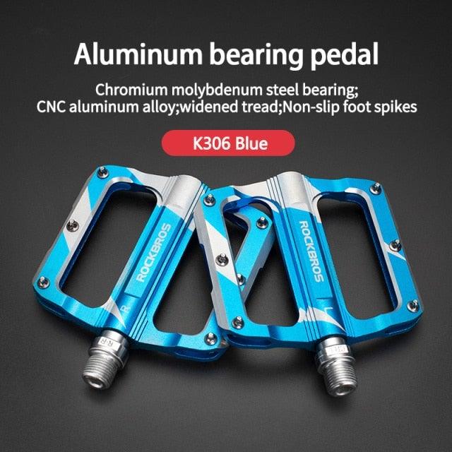 Ultralight Aluminum Alloy 4-Bearing Mountain Bike Flat Pedals