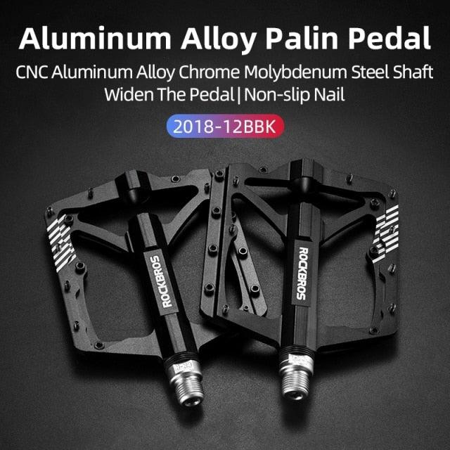 Ultralight Aluminum Alloy 4-Bearing Mountain Bike Flat Pedals