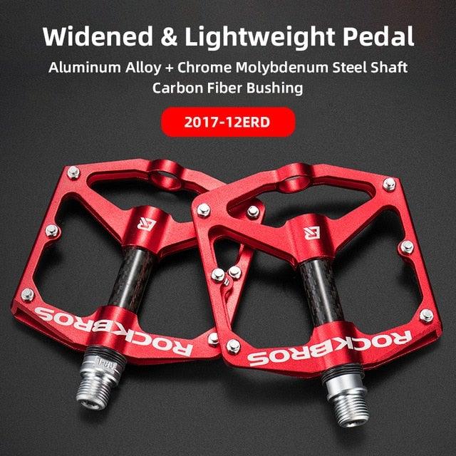 Ultralight Aluminum Alloy 4-Bearing Mountain Bike Flat Pedals