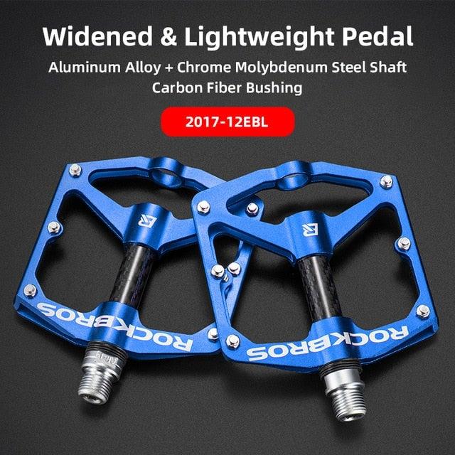 Ultralight Aluminum Alloy 4-Bearing Mountain Bike Flat Pedals