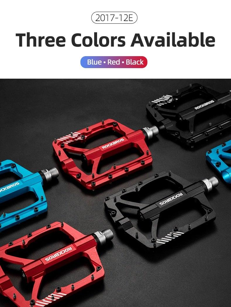 Ultralight Aluminum Alloy 4-Bearing Mountain Bike Flat Pedals