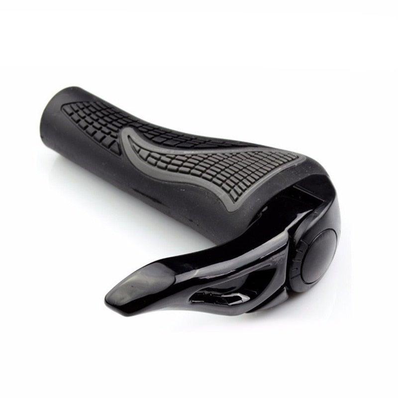 Ergonomic Single Lock-On MTB Grips - Non-Slip Rubber Handlebar