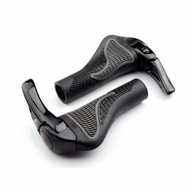 Ergonomic Single Lock-On MTB Grips - Non-Slip Rubber Handlebar