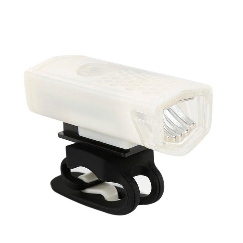 300 Lumen USB Rechargeable LED Bike Headlight - 3-Mode Flashlight