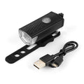 300 Lumen USB Rechargeable LED Bike Headlight - 3-Mode Flashlight