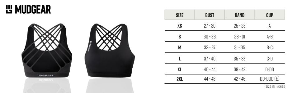 Women's Performance Sports Bra with Storage Pockets in Black - Image 11
