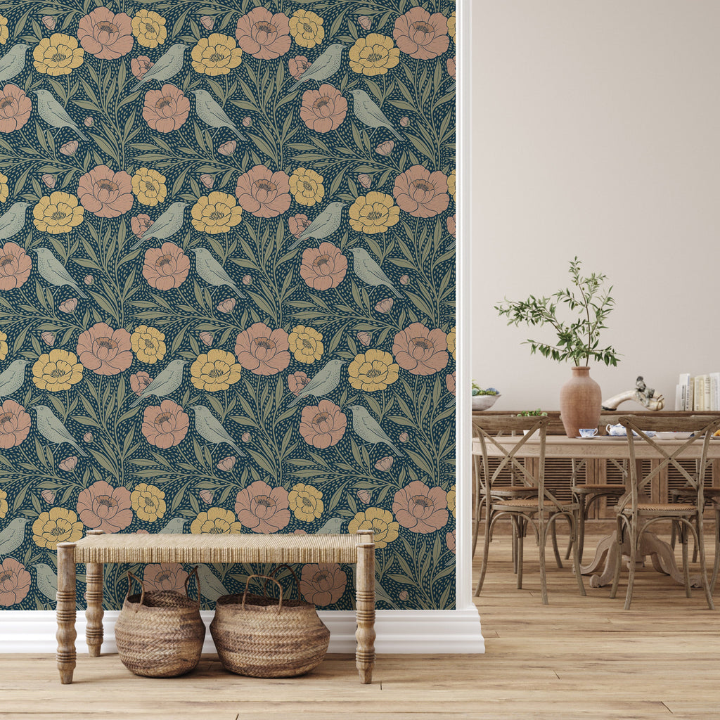 Charlene Wallpaper by Claire's Creative Forest