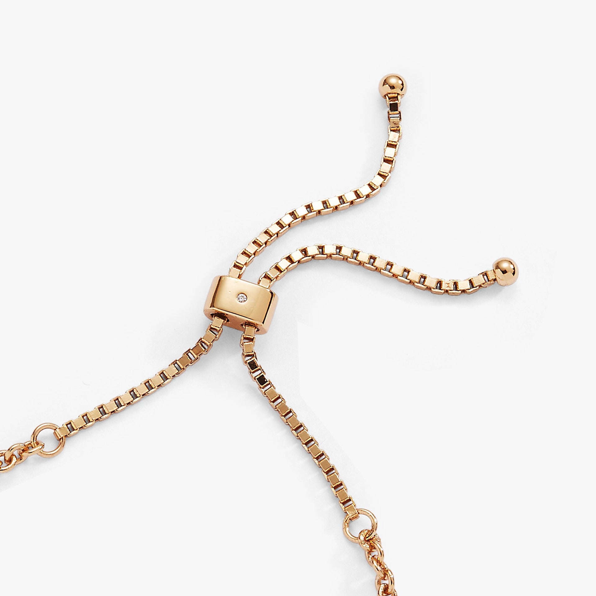 Whimsical Mushroom Bolo Charm Bracelet in Gold Tone