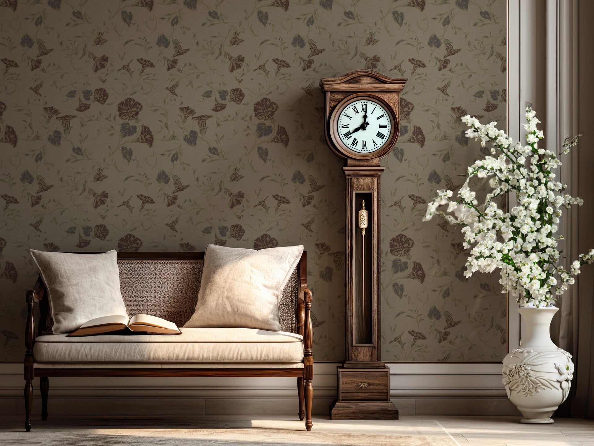 Hawthorne Bloom Removable Peel and Stick Wallpaper
