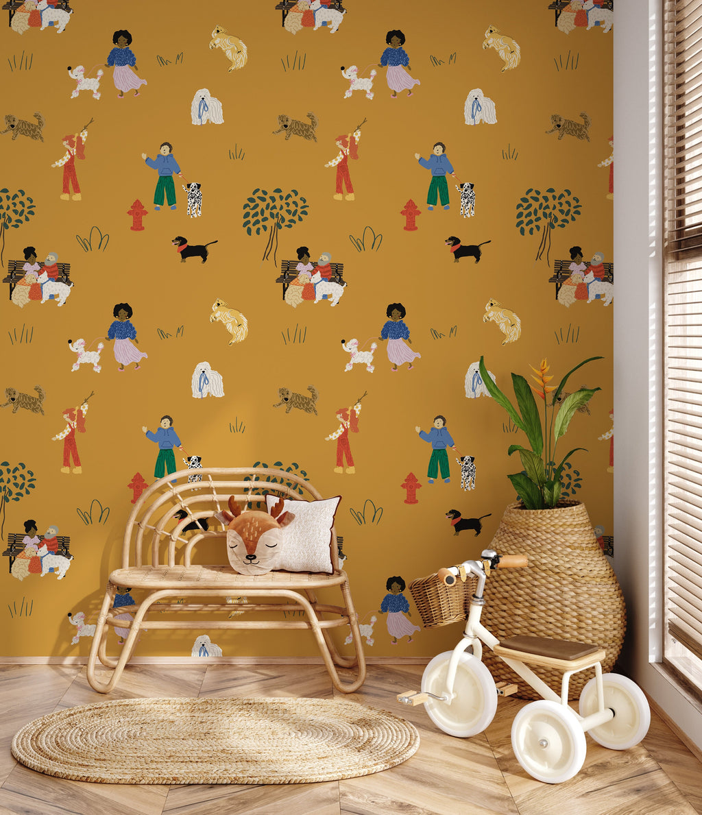 Benjamin Wallpaper by Grumble Co. Designs