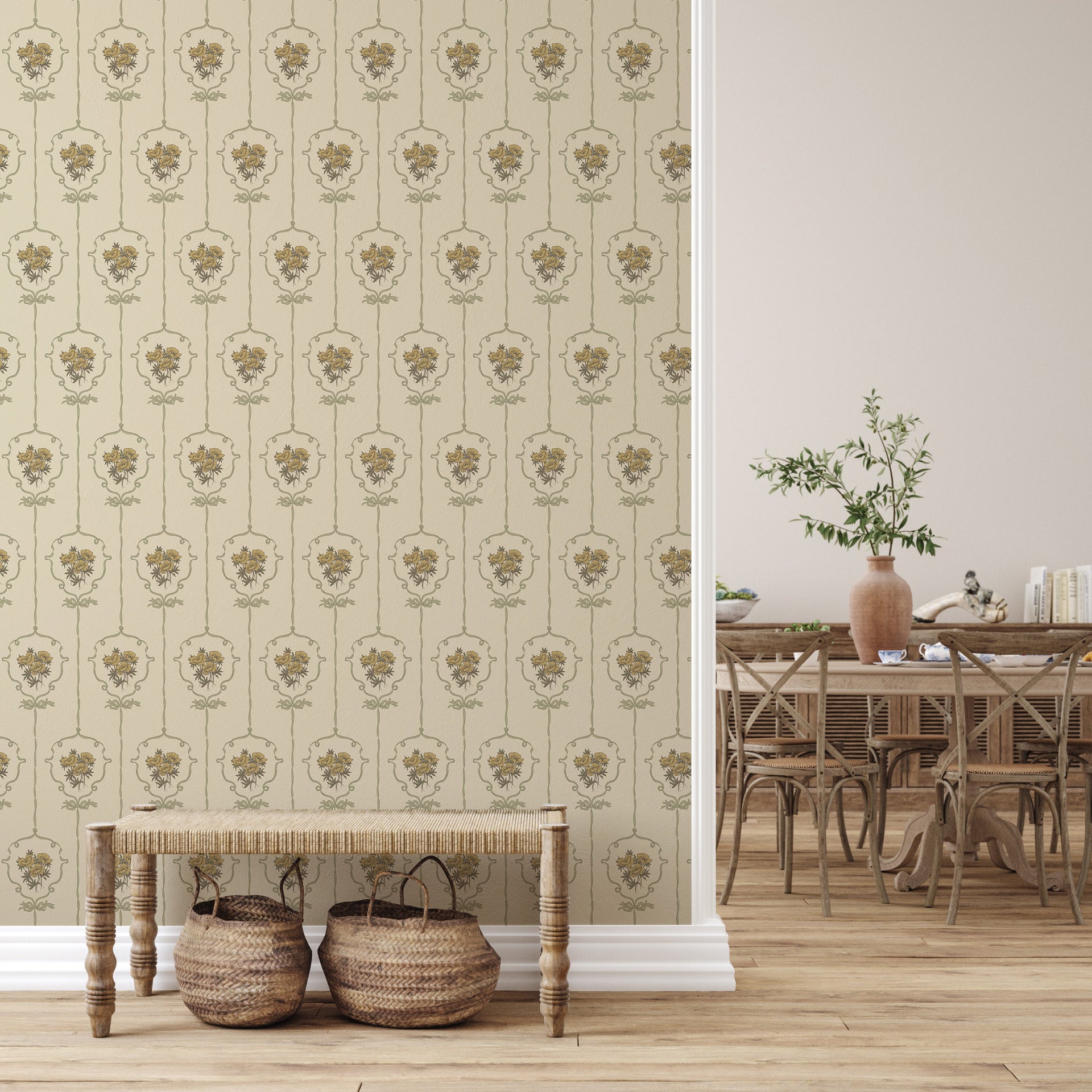 Southerly Peel and Stick Removable Wallpaper by Grateful Artsy Soul