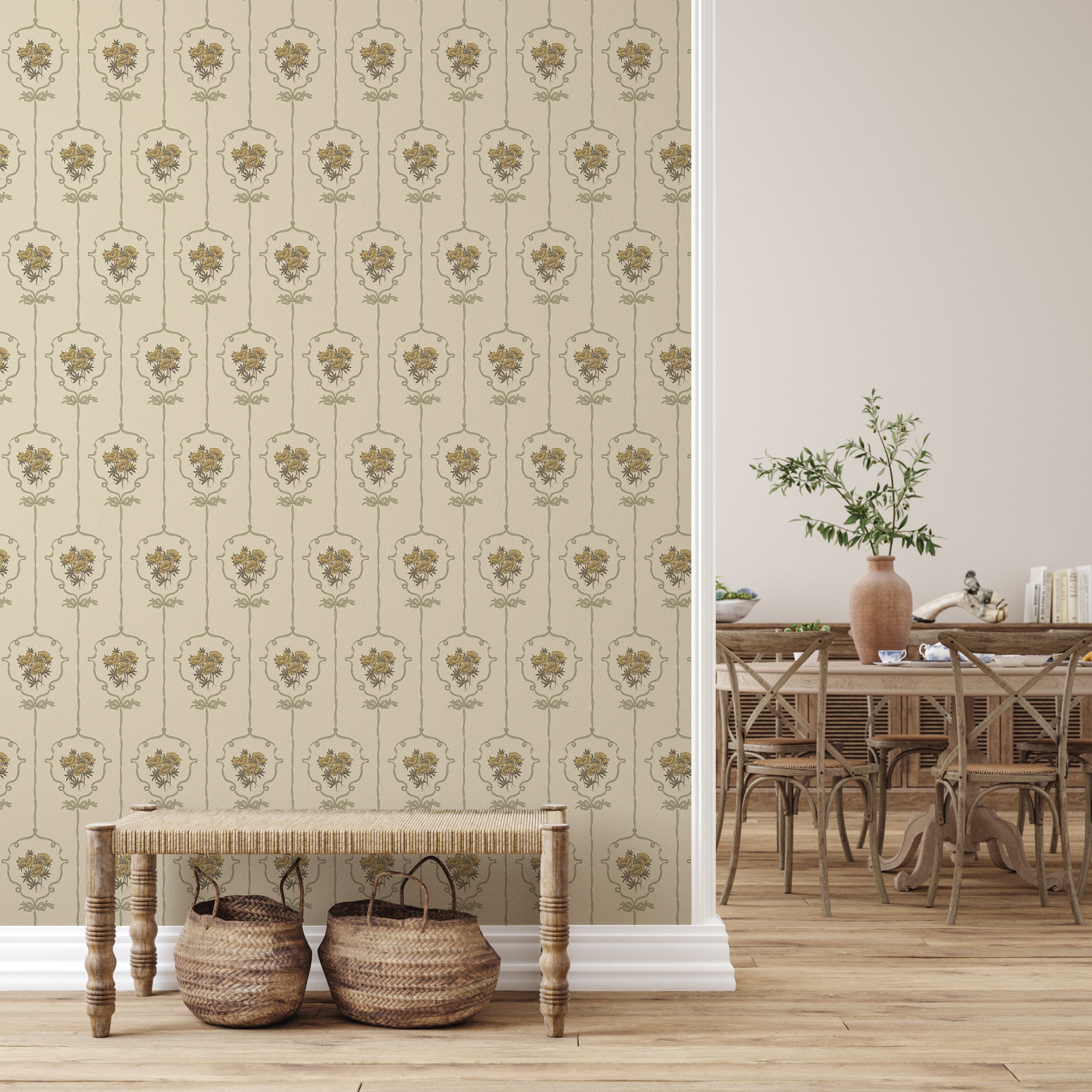 Southerly Peel and Stick Removable Wallpaper by Grateful Artsy Soul