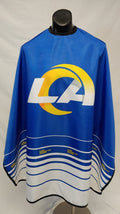 Los Angeles Rams barber cape with professional sublimation print