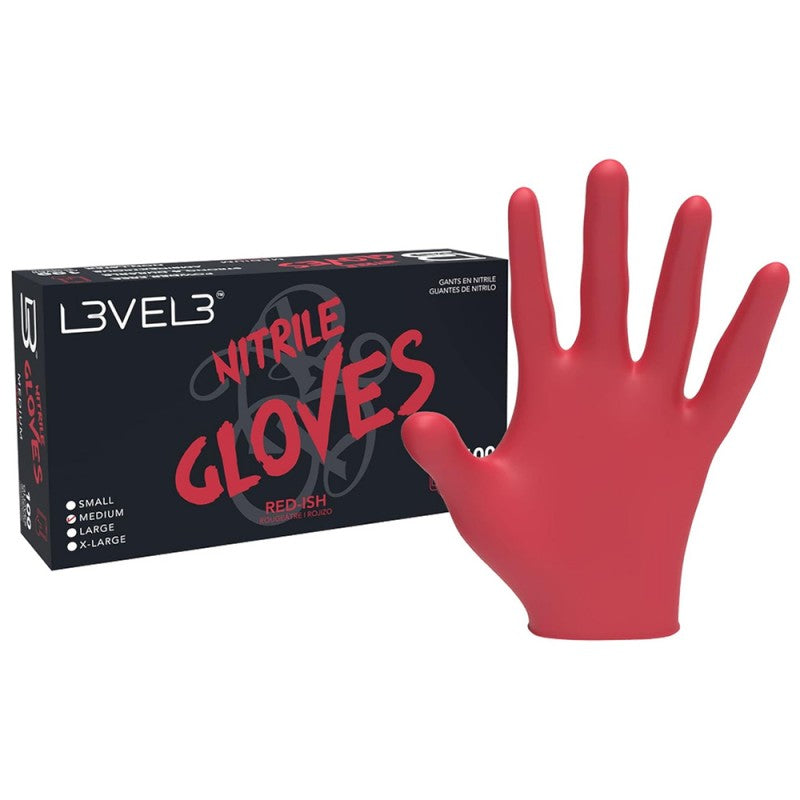 Disposable Nitrile Gloves Powder-Free Synthetic Rubber - 100 Pack