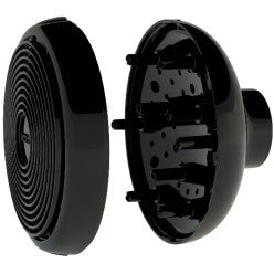 Glossy black Elchim Cocoon hair dryer diffuser attachment for Milano and 2001 models