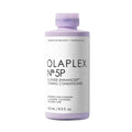 Olaplex No.5P Blonde Enhancer Toning Conditioner bottle in lavender, 1000 mL size.