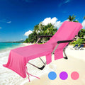Beach Chair Cover and Towel Mat for Lounge Chairs
