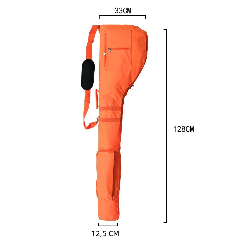 Golf Club Bag Holds 5-10 Clubs - Foldable Design