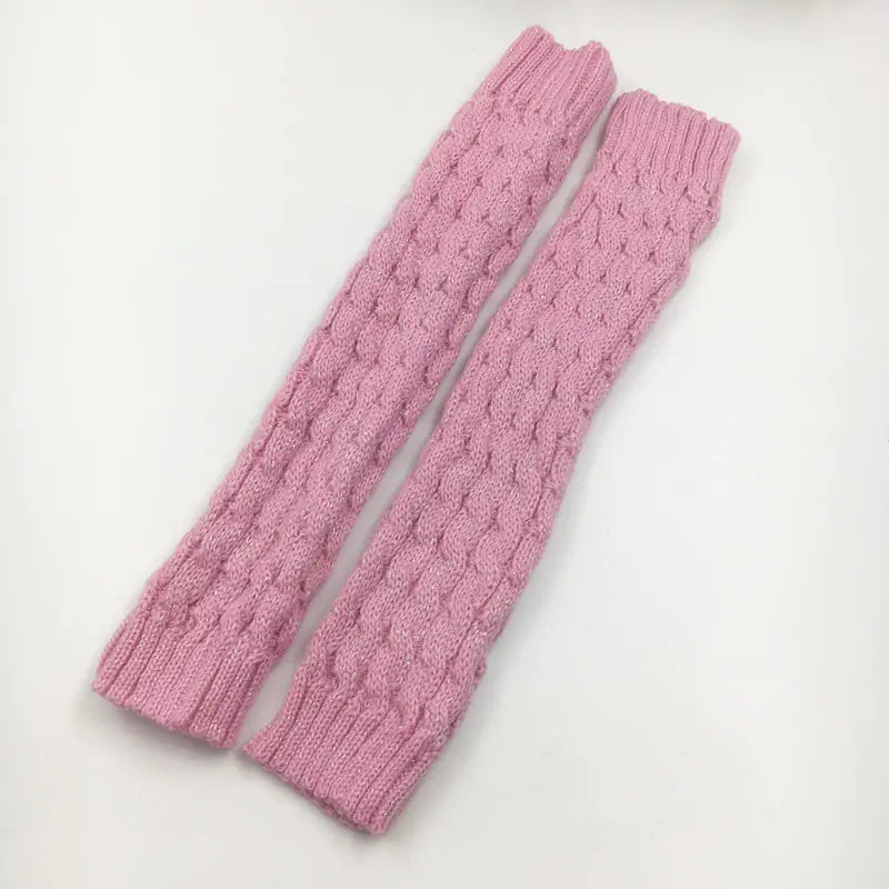 Winter Women's Knitted Knee-High Boot Sock Set