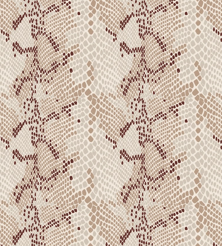 Salazar Animal Print Removable Wallpaper in Beige, Brown and Grey