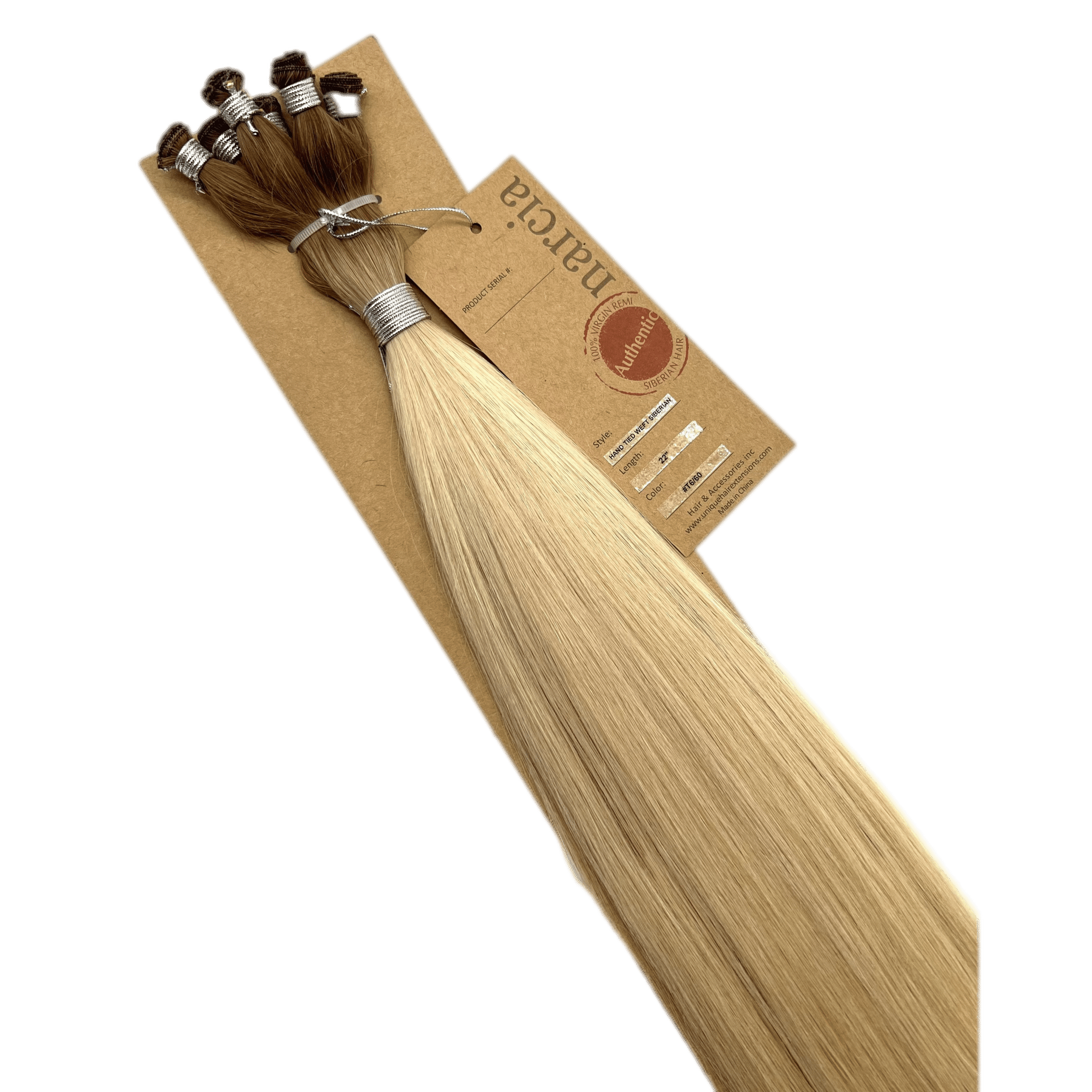 22" Siberian Remy Hand Tied Weft Hair Extensions (100g)