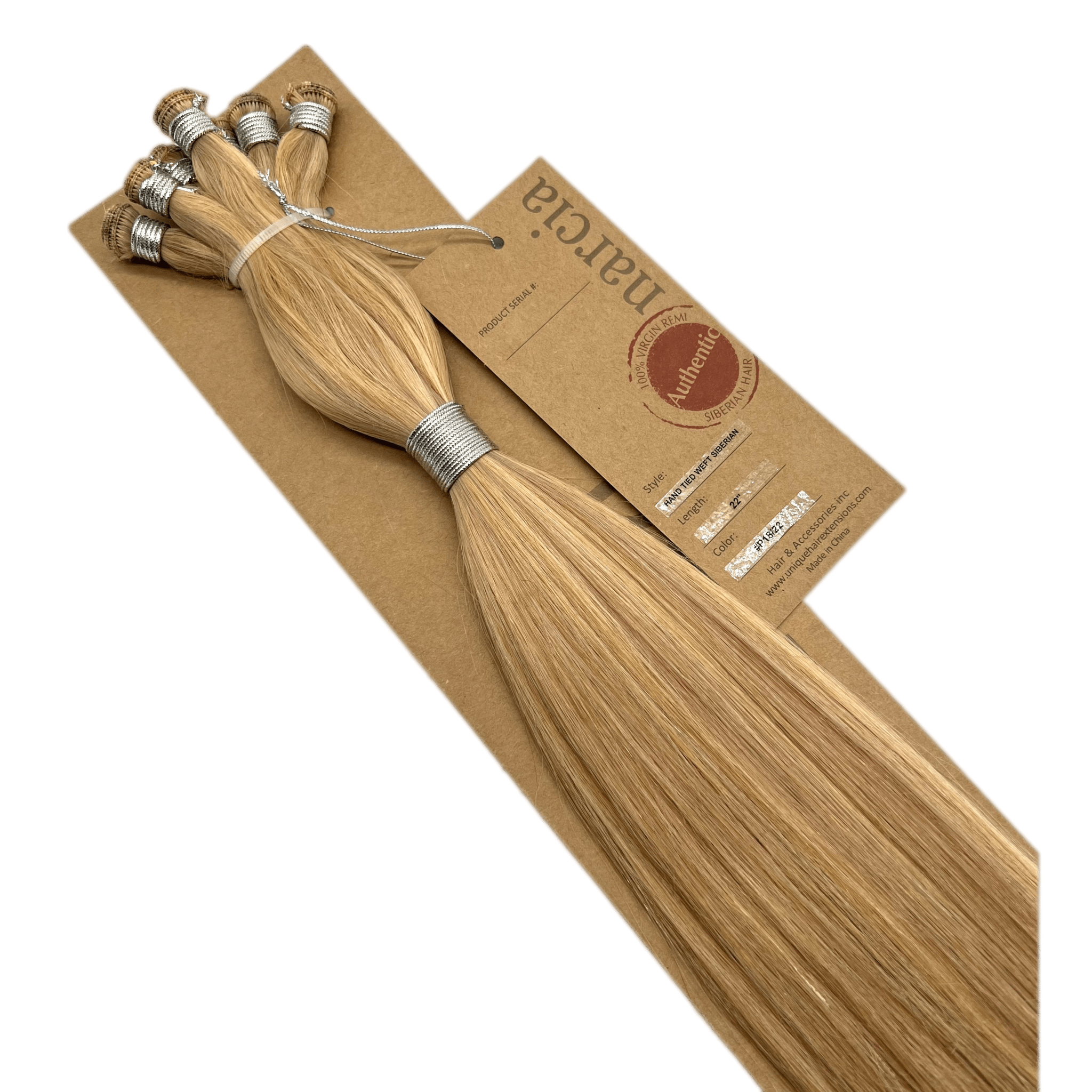 22" Siberian Remy Hand Tied Weft Hair Extensions (100g)
