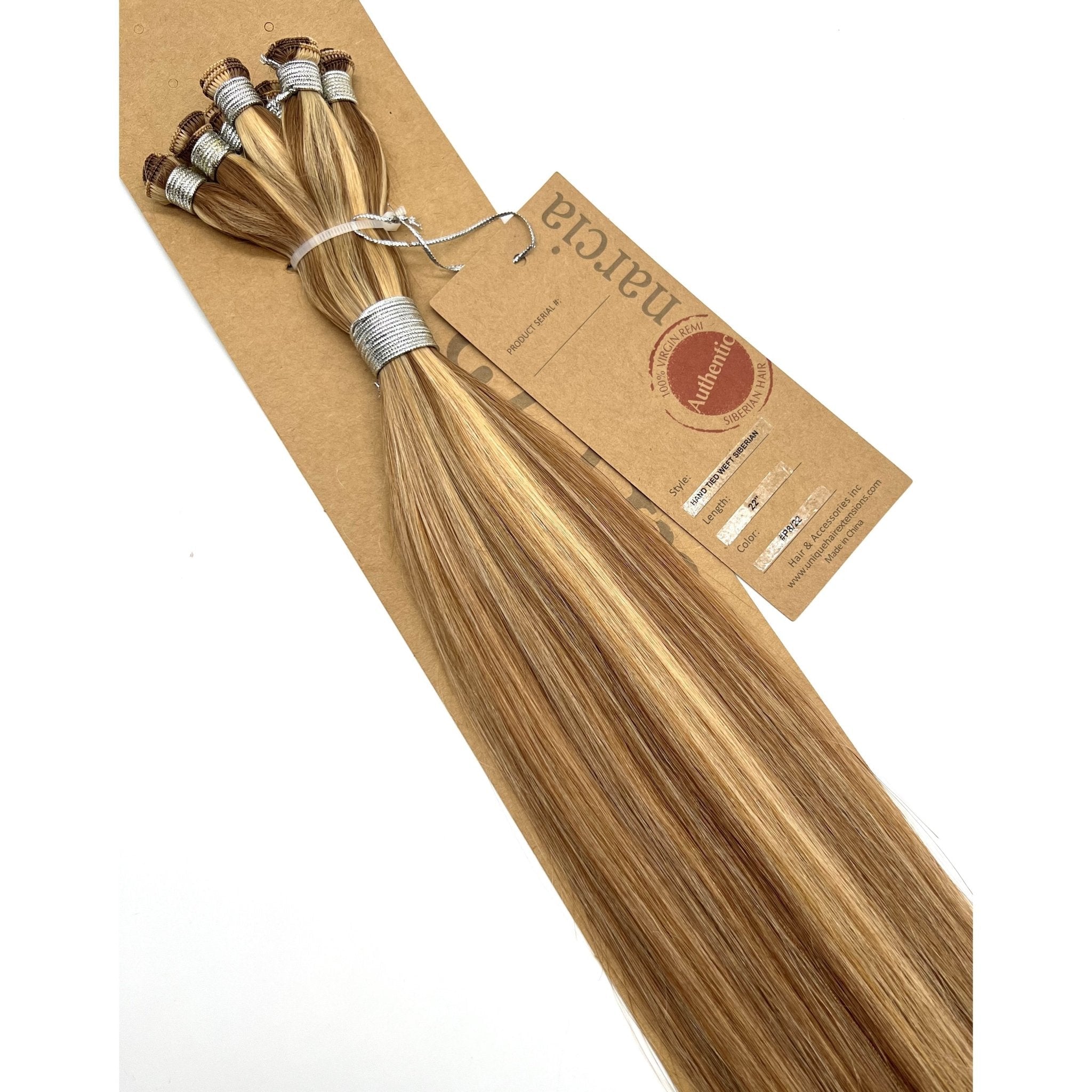 22" Siberian Remy Hand Tied Weft Hair Extensions (100g)