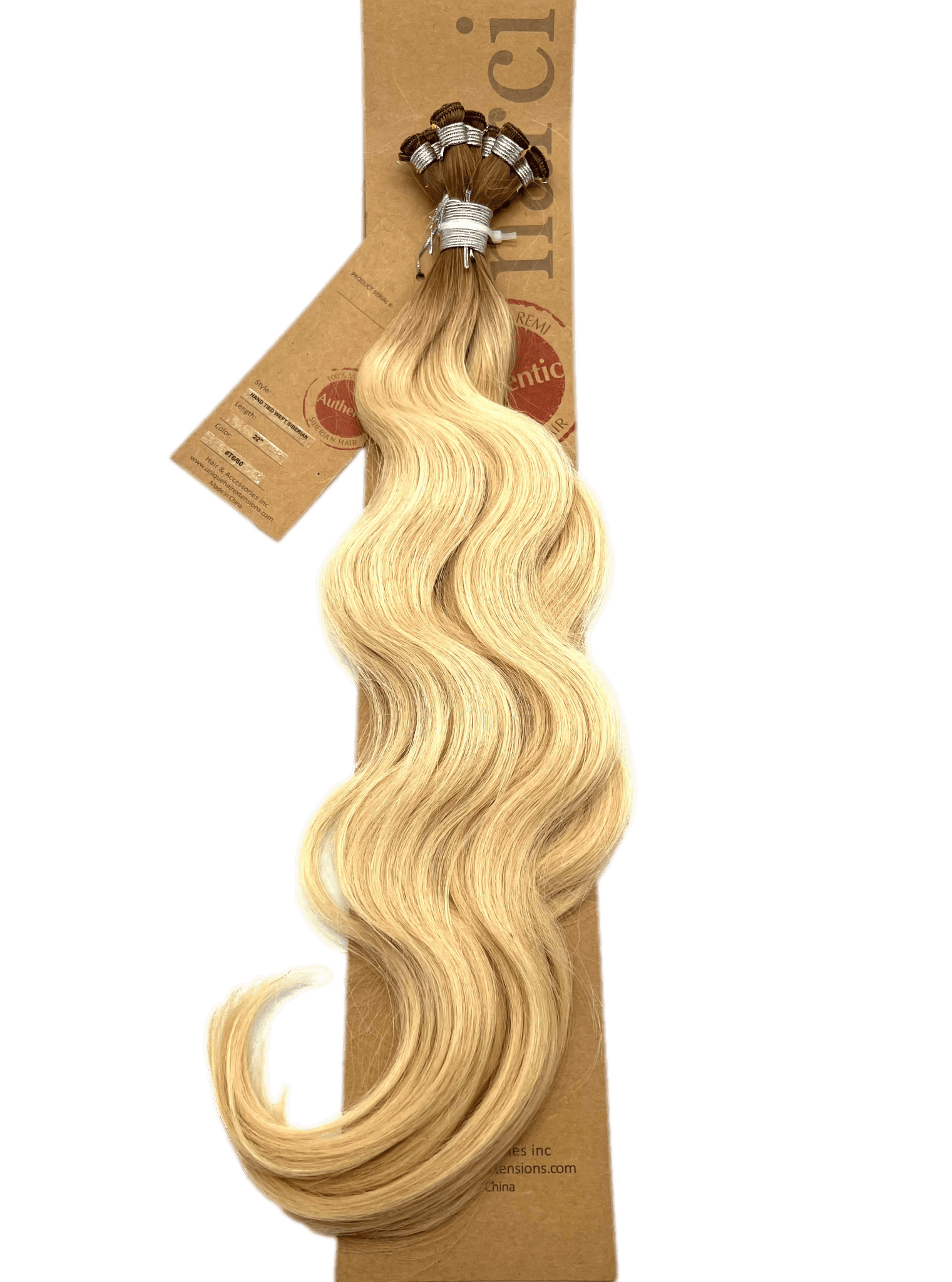 22" Siberian Remy Hand Tied Weft Hair Extensions (100g)