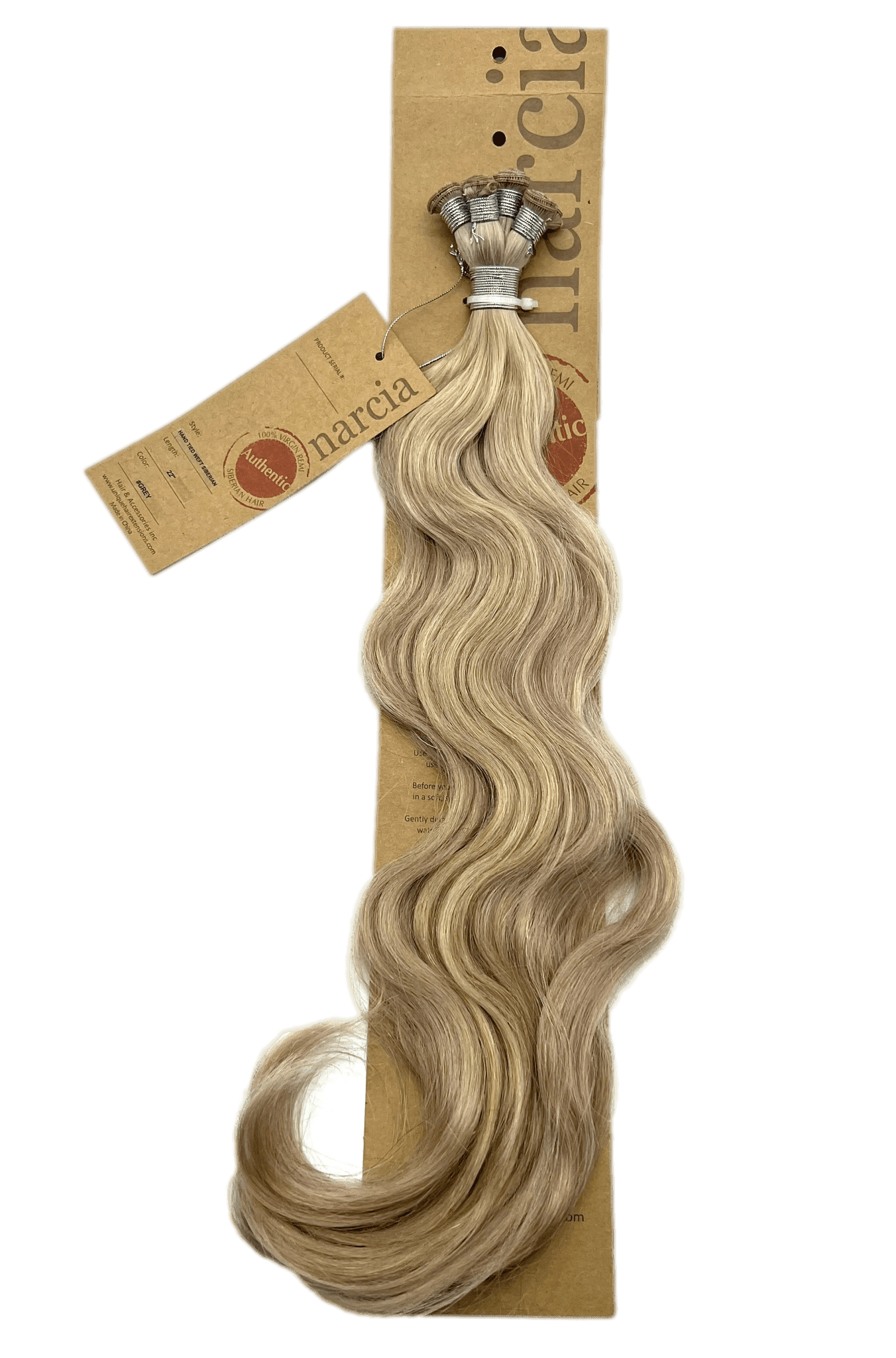 22" Siberian Remy Hand Tied Weft Hair Extensions (100g)