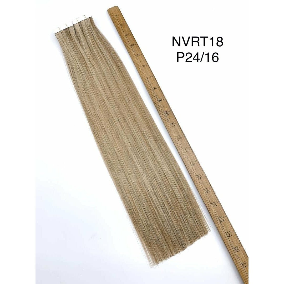 18" Siberian Remy Tape-In Hair Extensions - 40 Piece Set