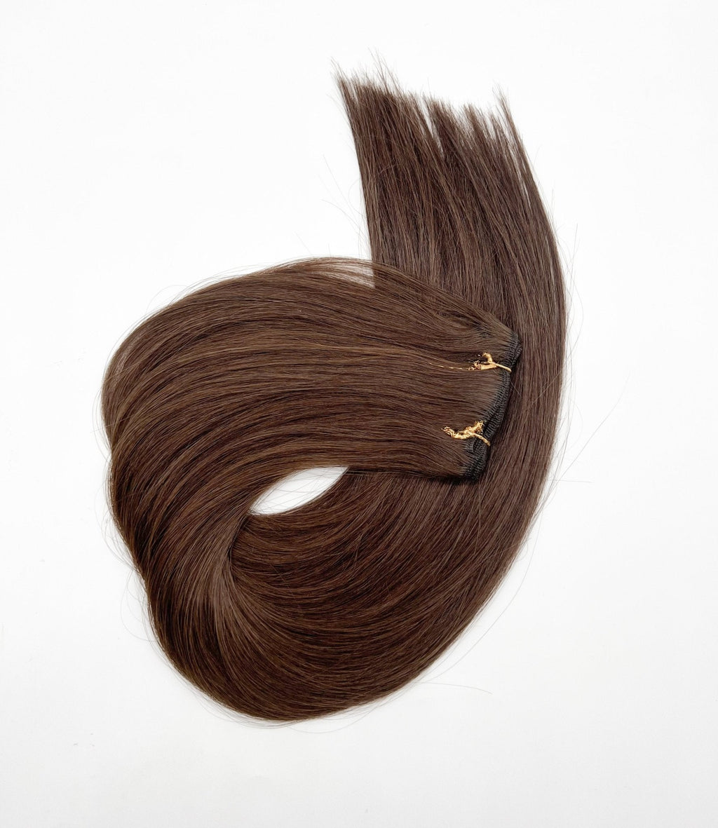 18" Silky Straight Siberian Remy Human Hair Weft Extensions