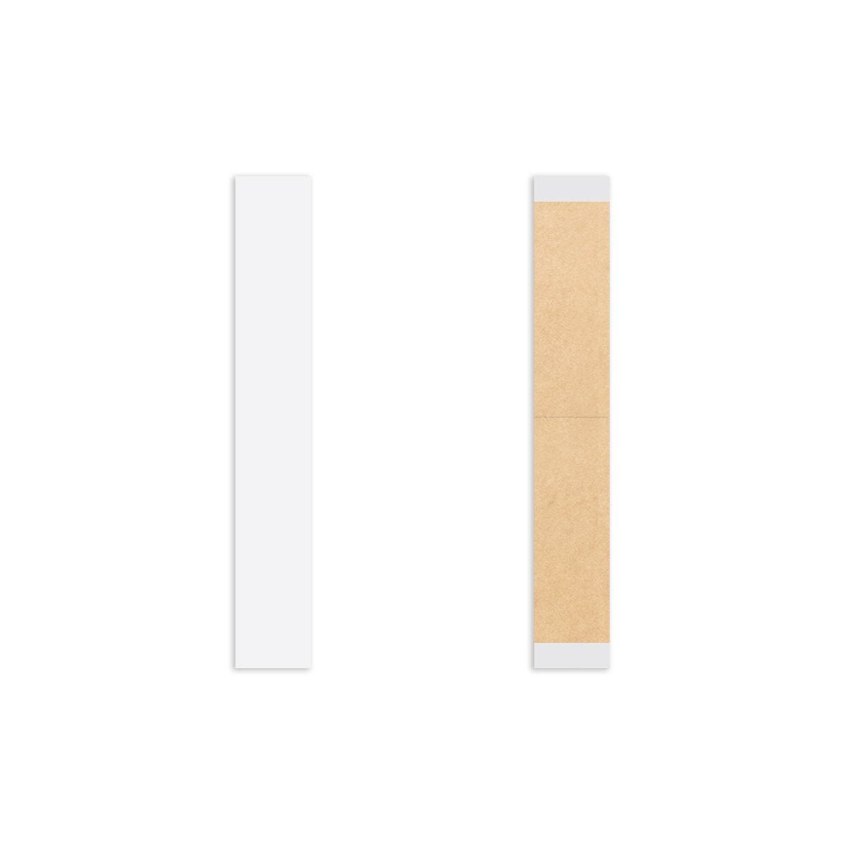 Natural Hold clear hair system adhesive strips with brown liners