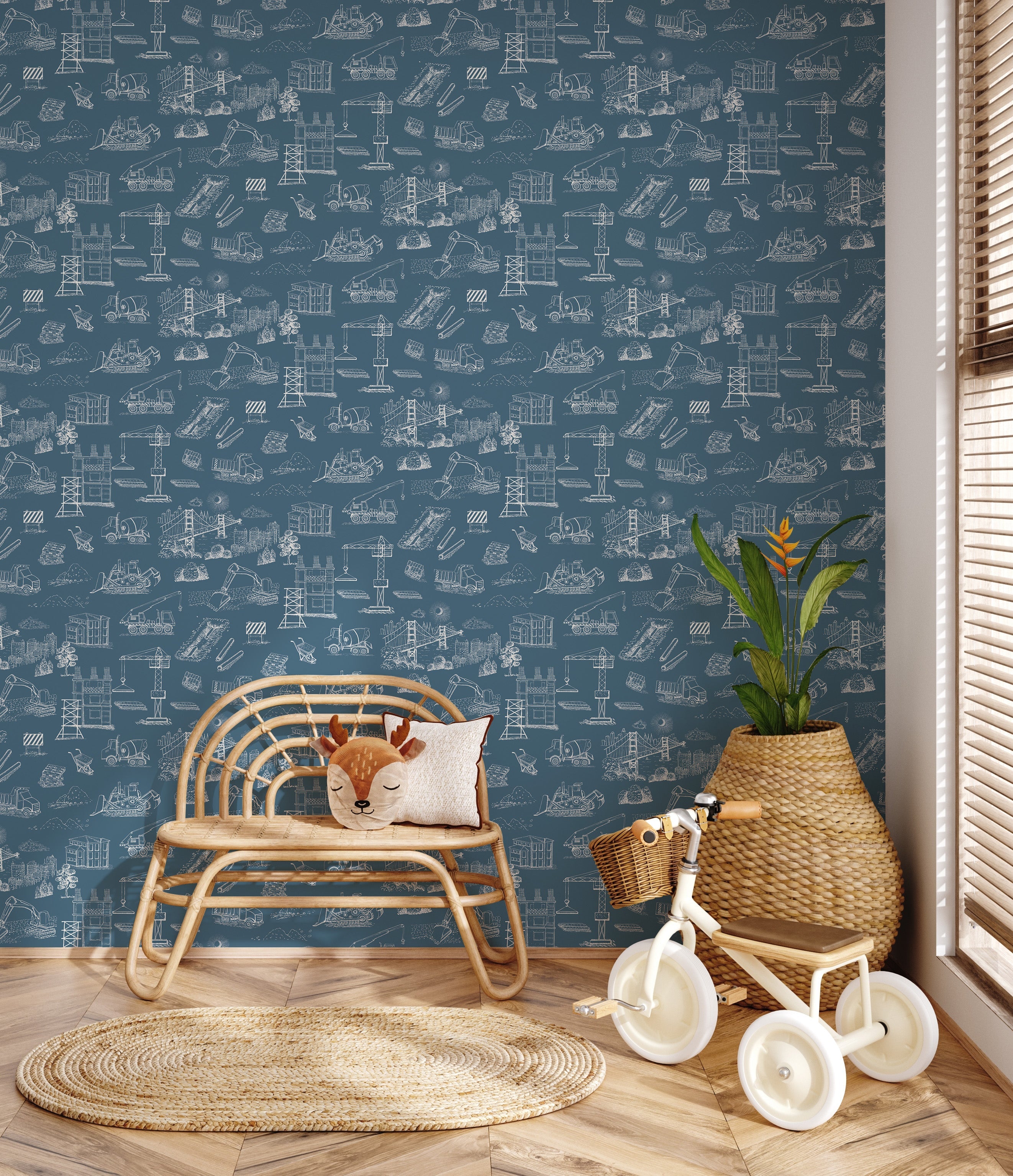 Boston Wallpaper by The Bright Leaf Design